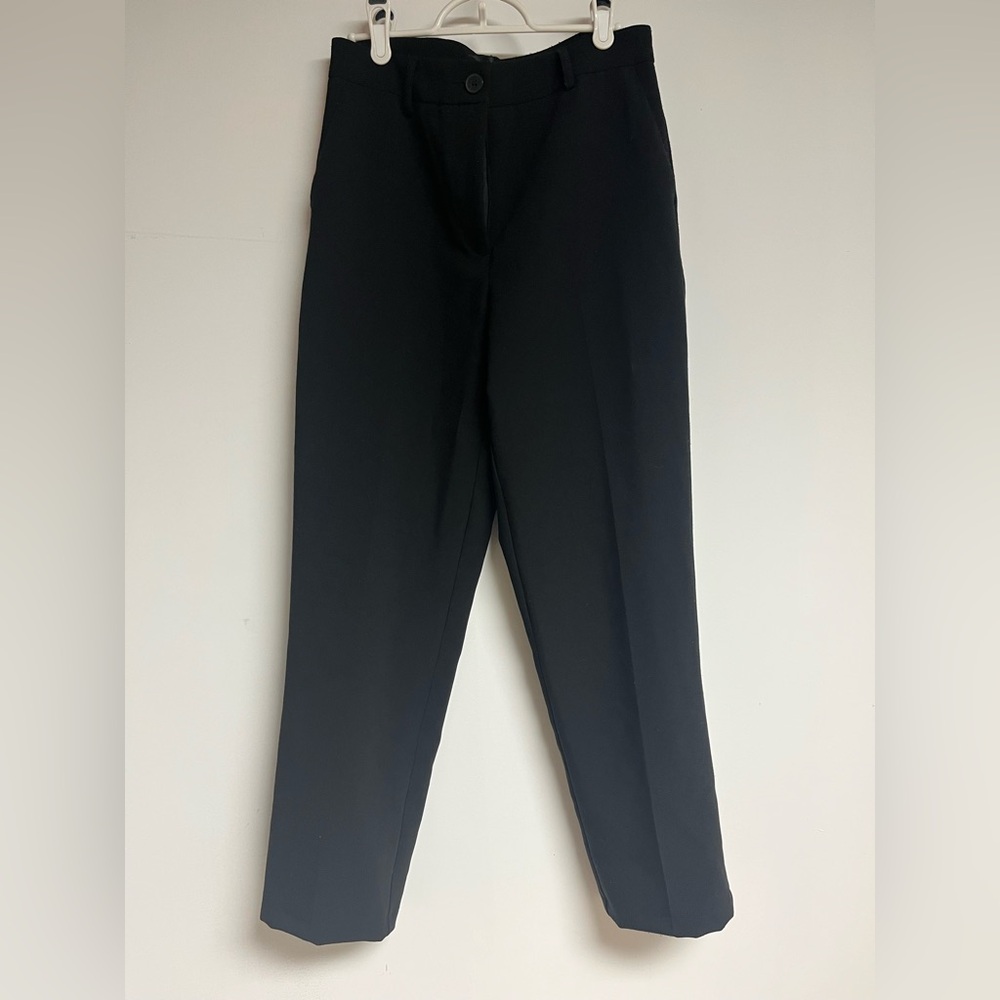 Dynamite Sleek Black Buttoned Pants